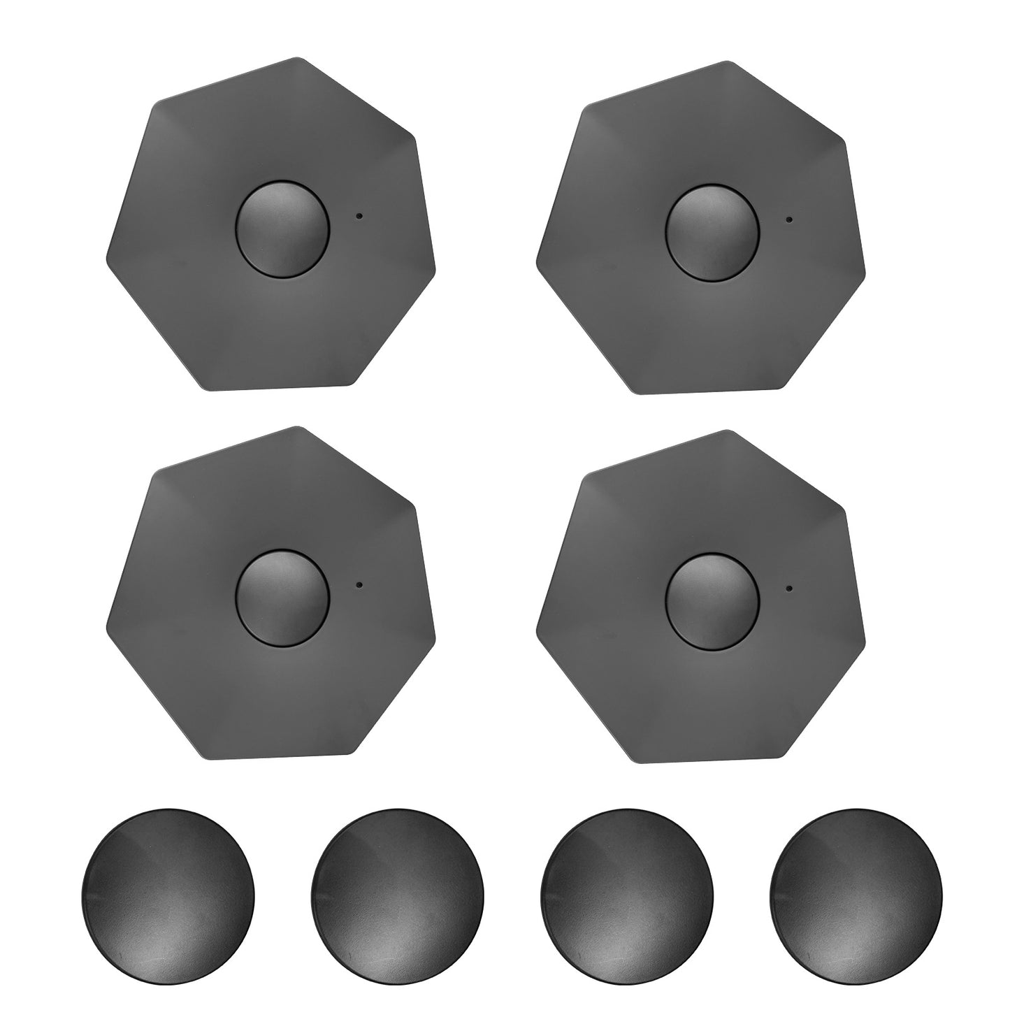 Brand New Wheel Hup Caps for Tesla Cybertruck Pickup Car ABS Matte Black