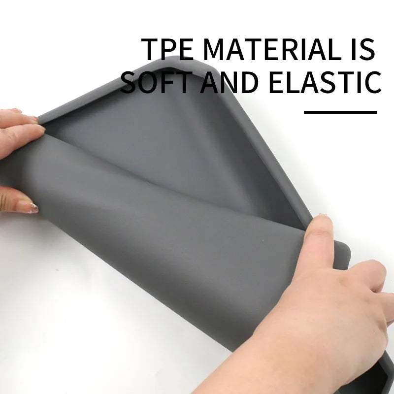 Armrest Cover For Tesla Model 3 Highland 2024 TPE Soft Case Car Center Console Cover Latch Armrest Box Pad Accessories Mat