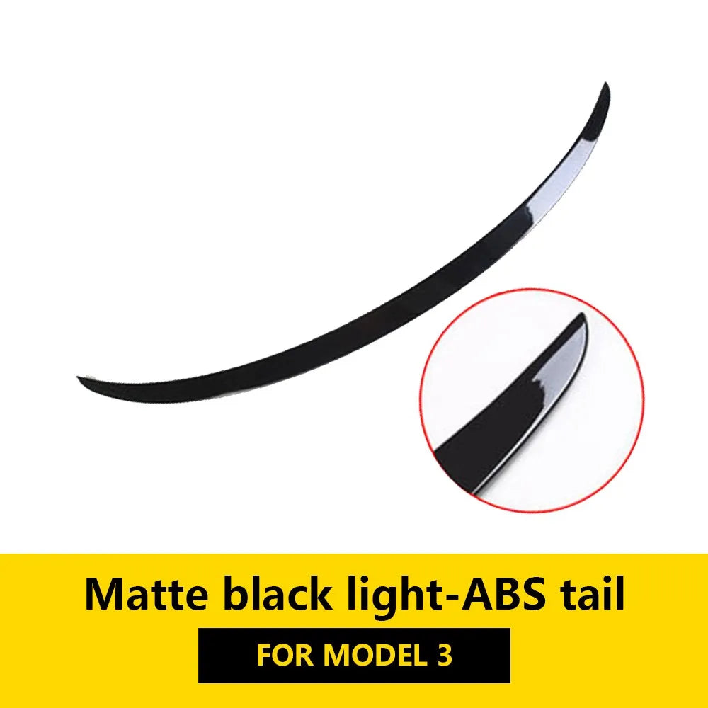 Car ABS Spoiler Carbon Fiber for Tesla Model 3 Y 2023 Original High-performance Exterior Modification Model3 2022 Accessories
