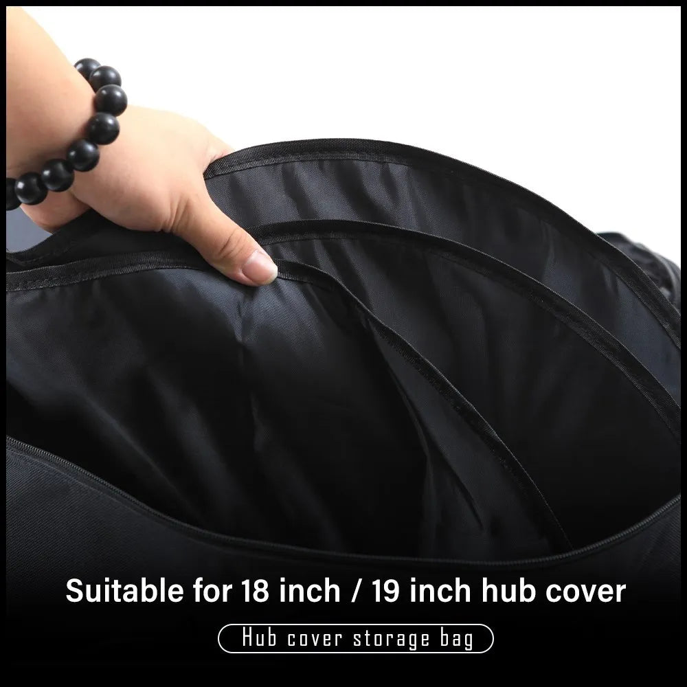 Wheel Cover Storage Bag Hubcaps for Tesla Model 3 Y 2023 Hub Cap Portable Carrying Organizer Bag Car Hubcap Auto Accessories