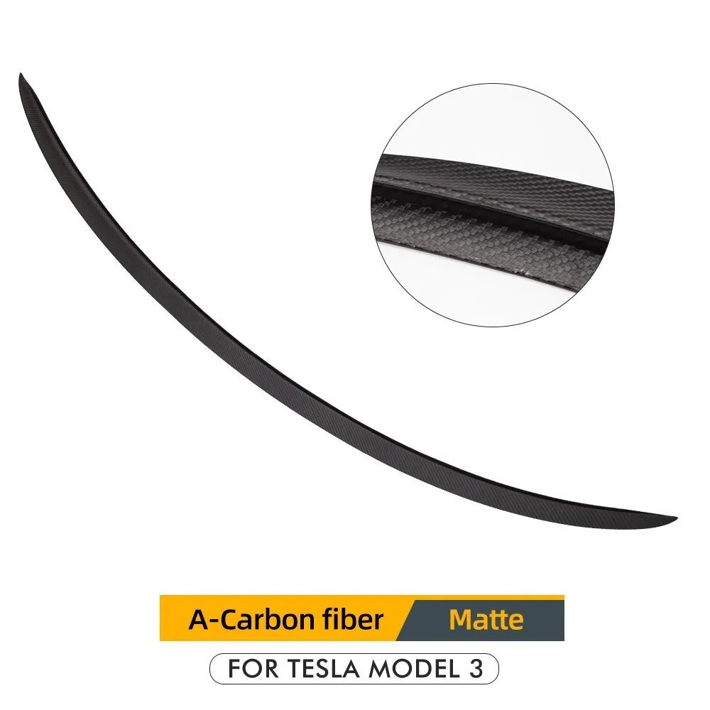 Xyzplus New Car Trunk Wing Spoiler For Tesla Model Y 2023 Accessories Spoiler Real Carbon Fiber Accessory Model 3 2022