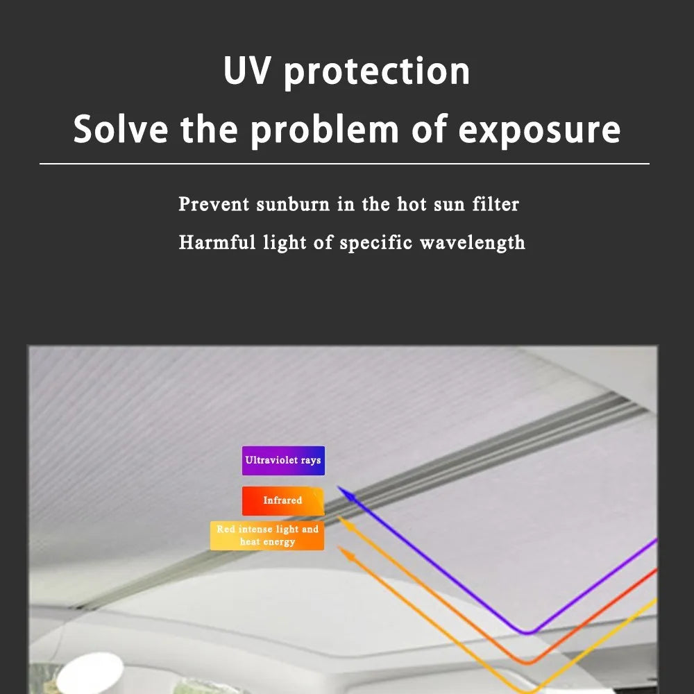 Newest Sunshade Net Magnetic Sun Shade Effectively Protects Against Sun For Tesla Model 3 Accessories 2022 Auto Interior Parts