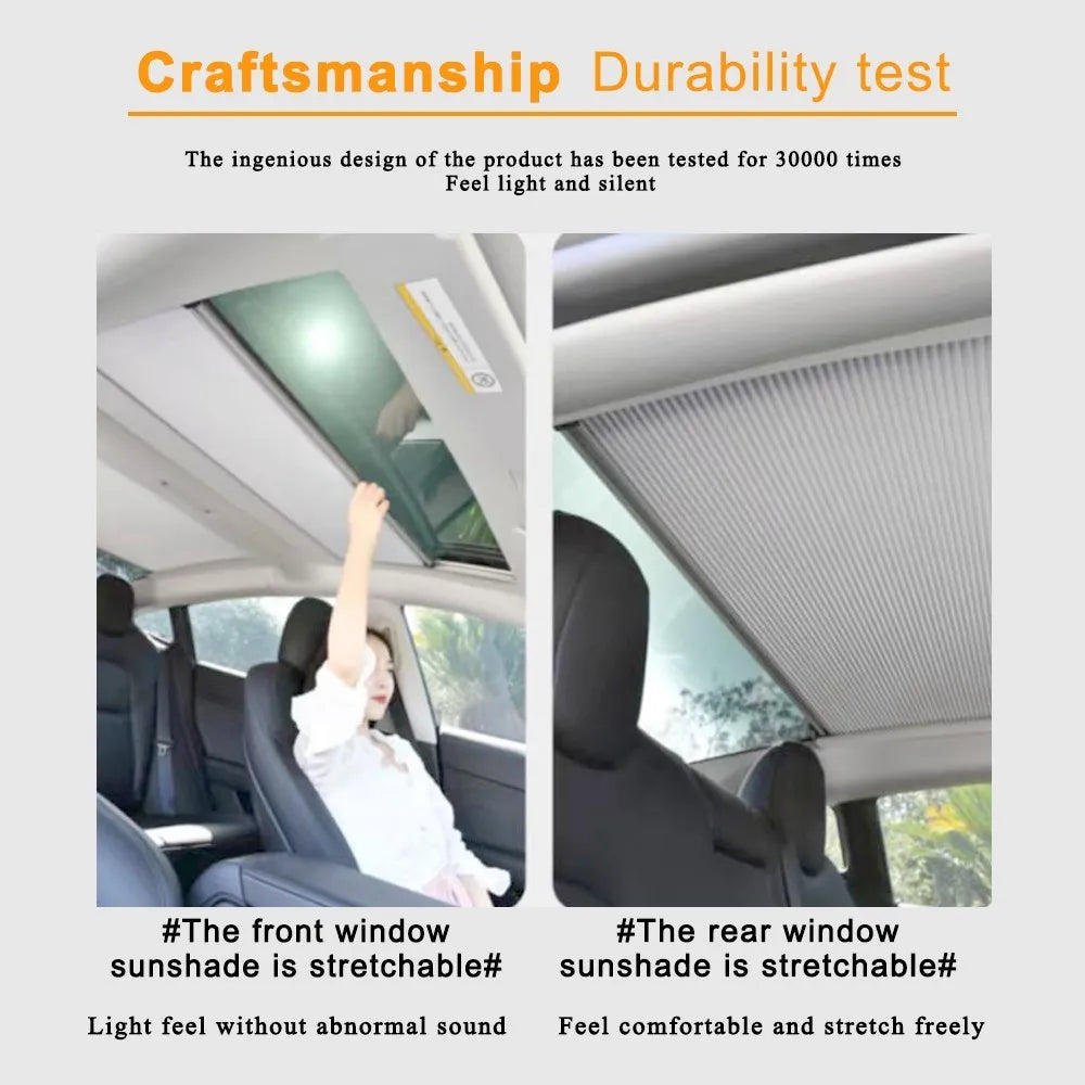 Newest Sunshade Net Magnetic Sun Shade Effectively Protects Against Sun For Tesla Model 3 Accessories 2022 Auto Interior Parts