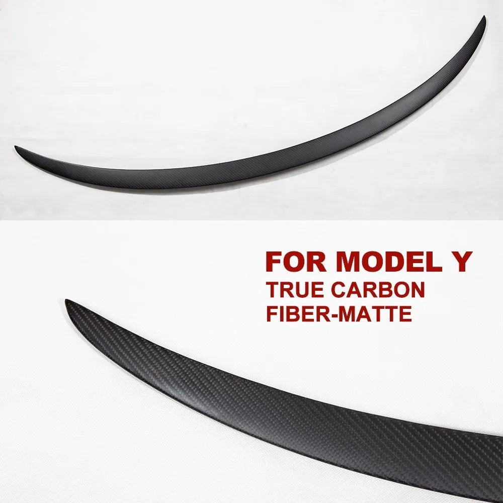 Xyzplus New Car Trunk Wing Spoiler For Tesla Model Y 2023 Accessories Spoiler Real Carbon Fiber Accessory Model 3 2022