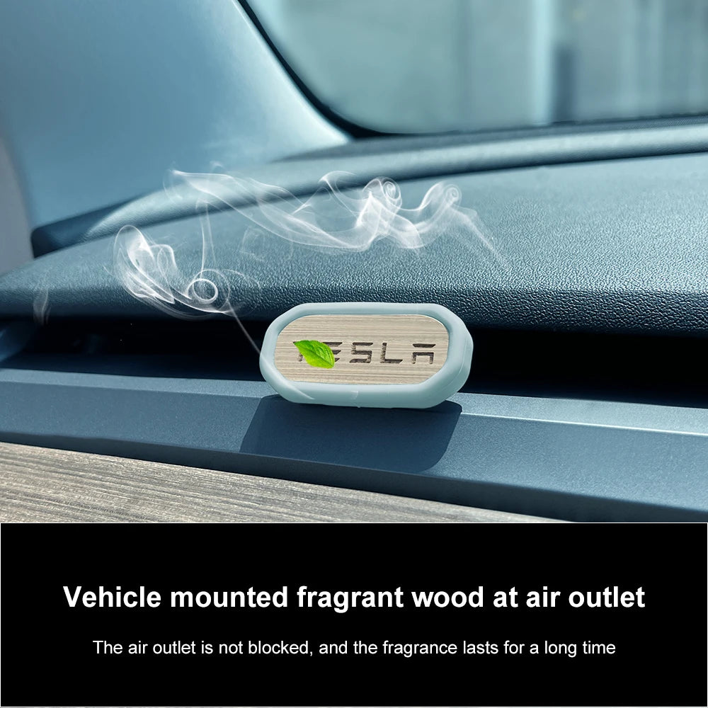 Newest Car Air Freshener for Tesla Model 3 Y Dashboard Perfume Fragrance Ornament Aromatherapy Diffuser Scent Smell Accessories