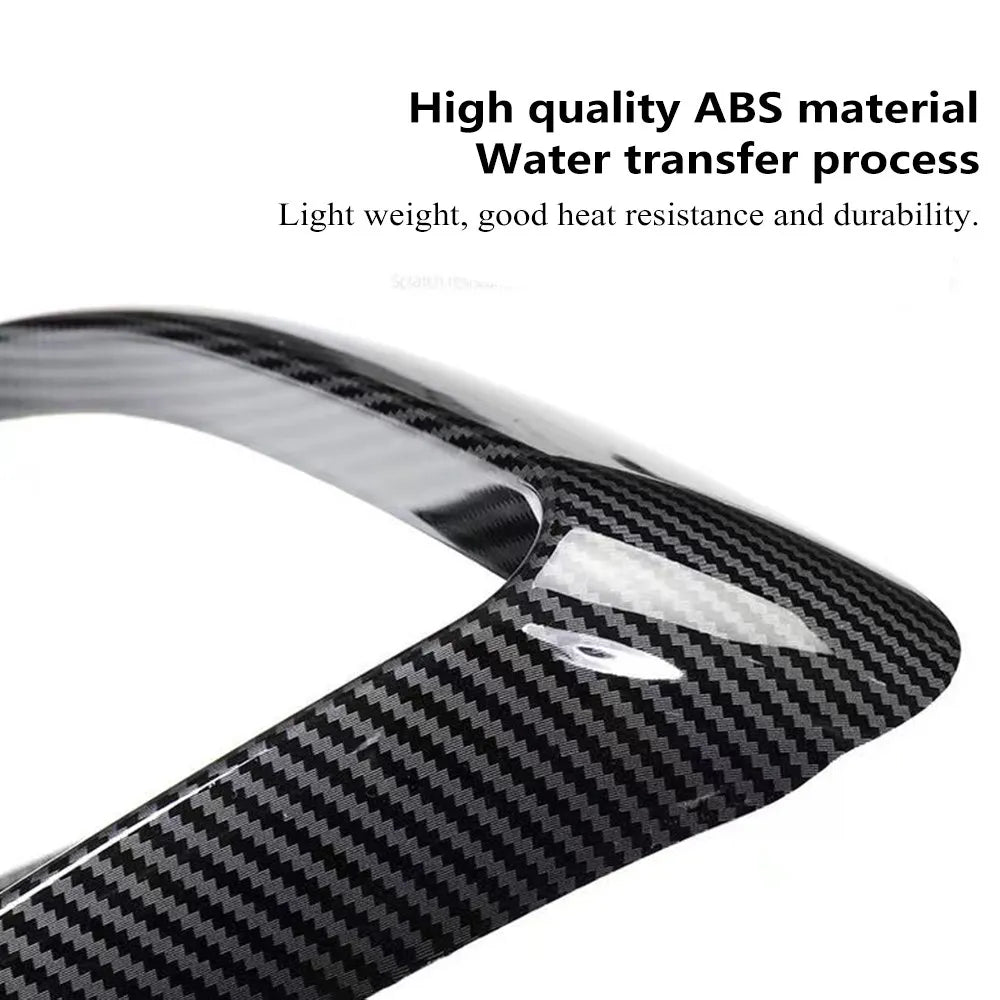 Xyzplus Front Blade Trim For Tesla Model Y 2023 Accessories Matte Carbon Fiber ABS Black White Car Accessories ModelY