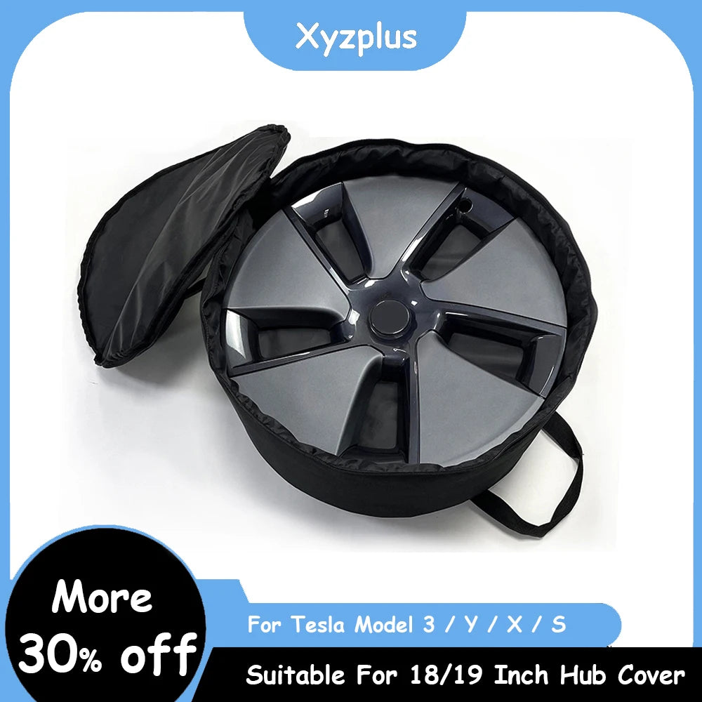 Wheel Cover Storage Bag Hubcaps for Tesla Model 3 Y 2023 Hub Cap Portable Carrying Organizer Bag Car Hubcap Auto Accessories