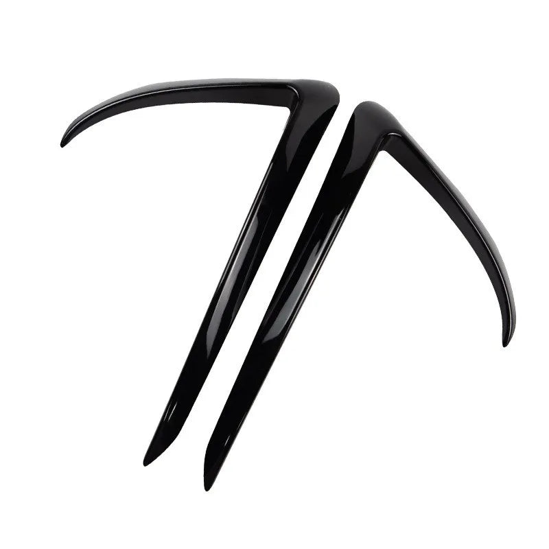 Xyzplus Front Blade Trim For Tesla Model 3 2023 Accessories Matte Carbon Fiber ABS Black White Model3 2022 Car Accessories