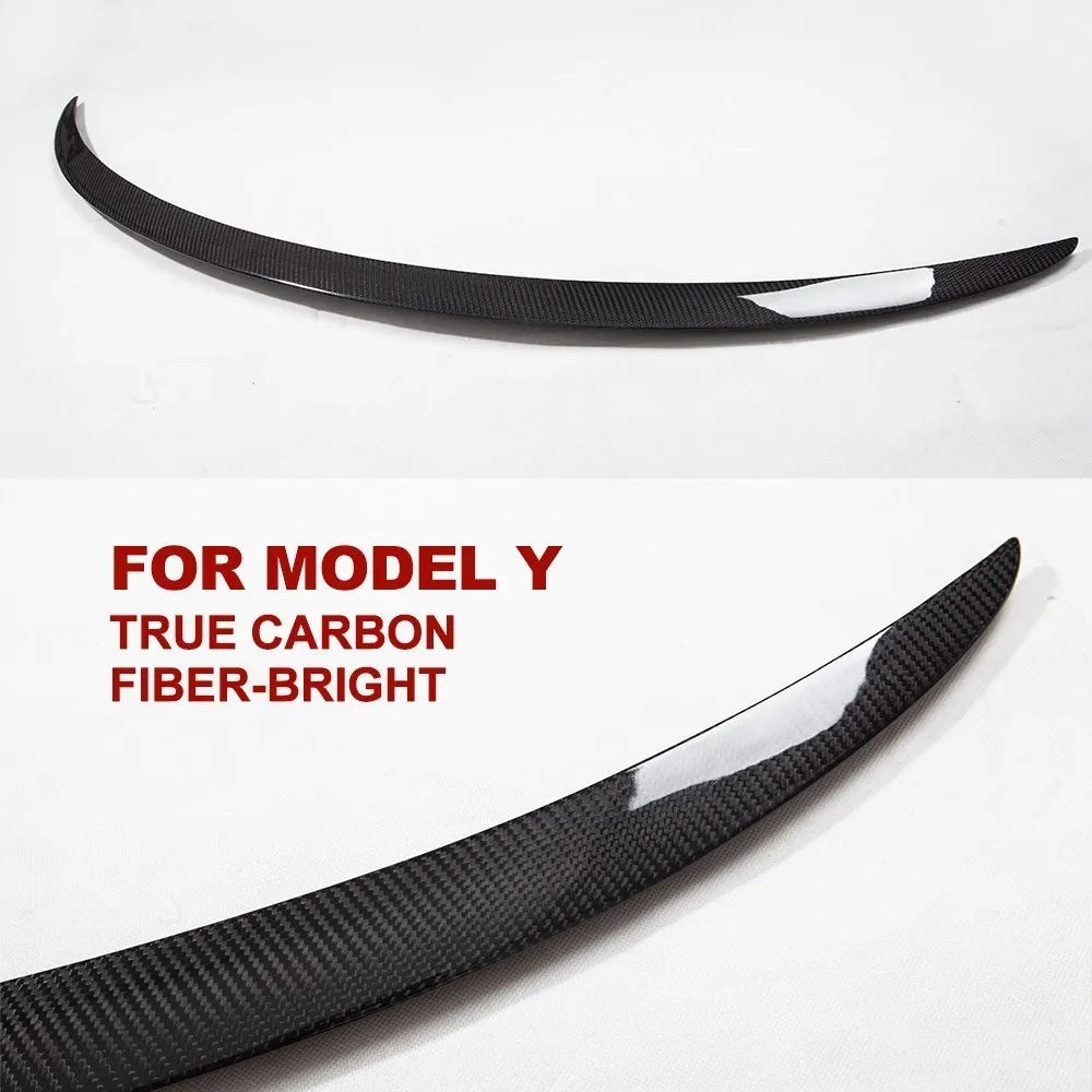 Xyzplus New Car Trunk Wing Spoiler For Tesla Model Y 2023 Accessories Spoiler Real Carbon Fiber Accessory Model 3 2022