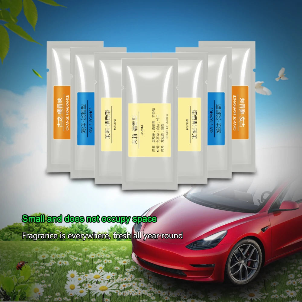 Newest Car Air Freshener for Tesla Model 3 Y Dashboard Perfume Fragrance Ornament Aromatherapy Diffuser Scent Smell Accessories