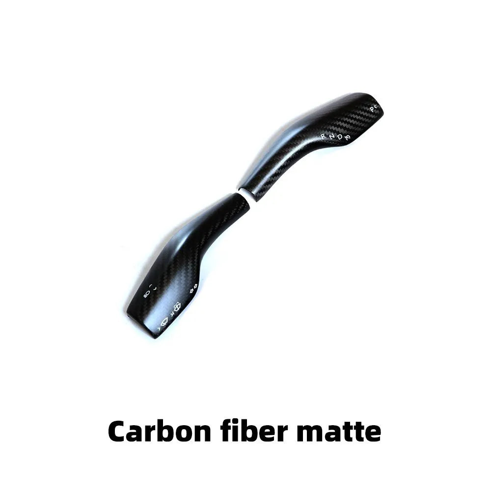 NEW Tesla model 3 Tesla Model Y 2023-2017 Accessories Real Carbon Fiber Column Shift Protective Cover Decorative Stickers 2PCS