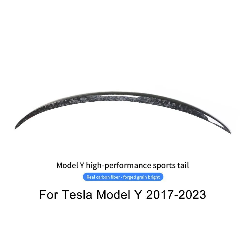 For Tesla Mode 3 Y 2017-2023 Car Trunk Wing Spoiler Real Carbon Fiber Original Car Tail Spoiler Accessories