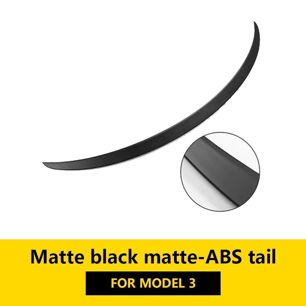 Car ABS Spoiler Carbon Fiber For Tesla Model 3 Y 2023 Original High-performance Exterior Modification Model3 2022 Accessories