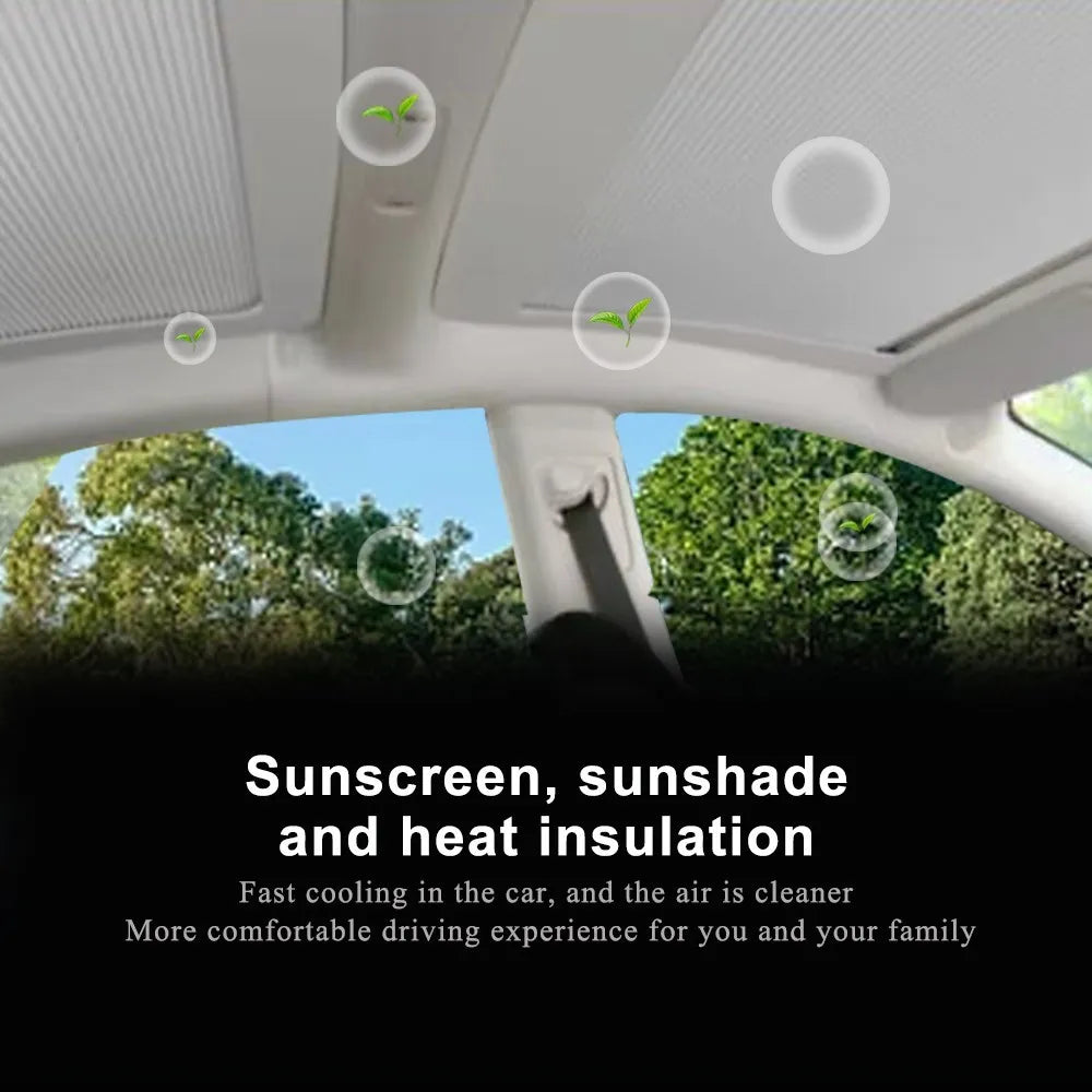 Newest Sunshade Net Magnetic Sun Shade Effectively Protects Against Sun For Tesla Model 3 Accessories 2022 Auto Interior Parts