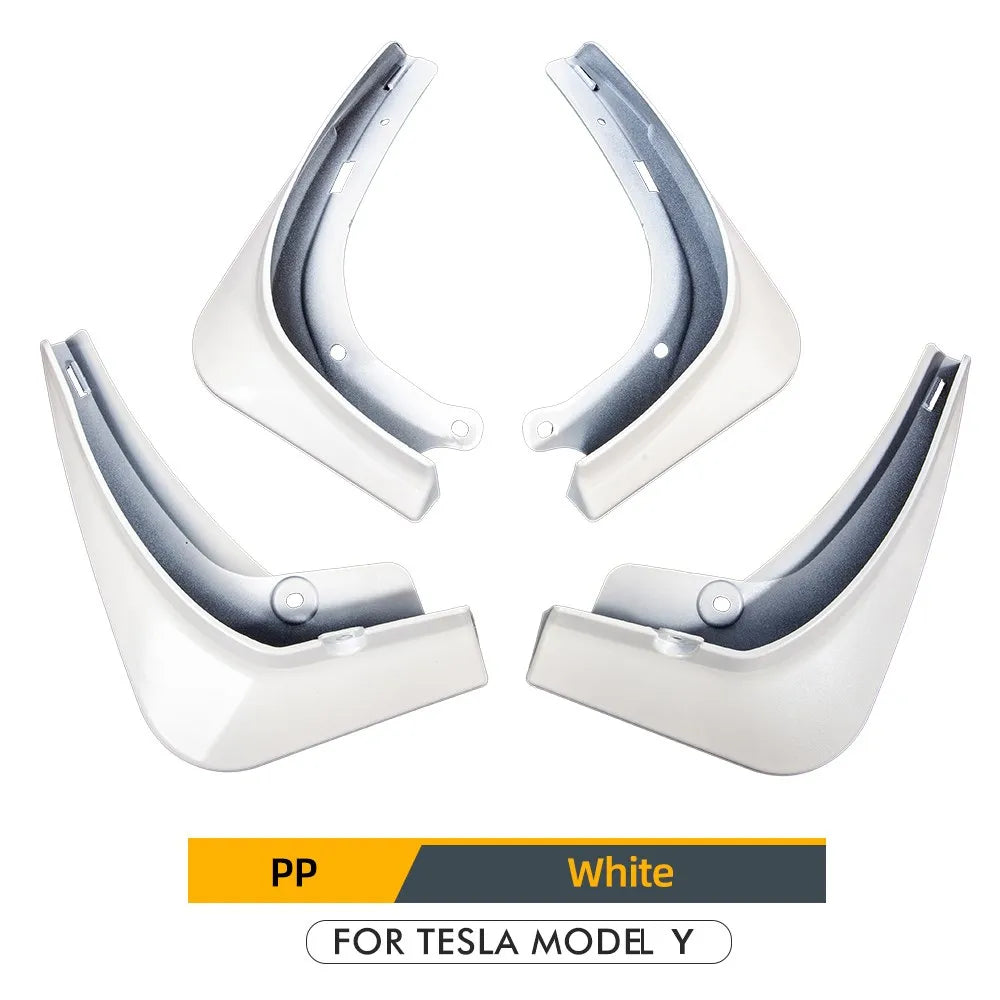 For Tesla Model Y Mud Flaps Fender 2023 Front Rear Wheel Mud guard 2022 4PCS Splash Guards Carbon Fiber ABS Accessories