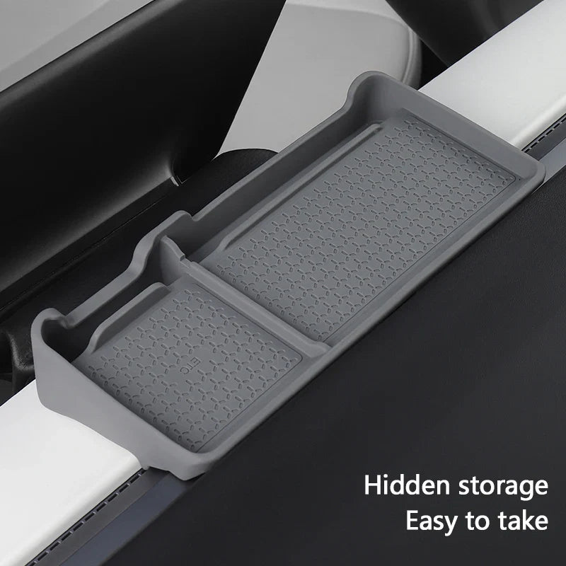 For Tesla Model 3 Y 2021-2023 Car Multifunctional Dashboard Anti-Slip Pad Interior Accessories Small Item Storage Mat