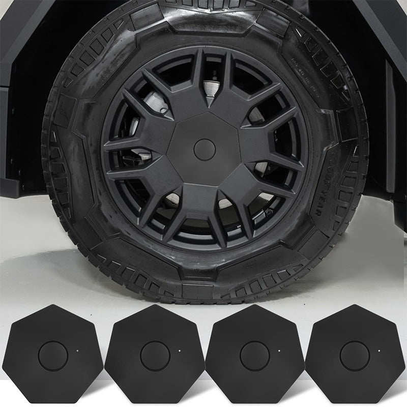 Brand New Wheel Hup Caps for Tesla Cybertruck Pickup Car ABS Matte Black