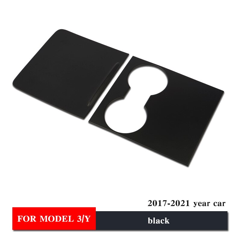 New Model Y Center Console Sticker For Tesla Model 3 2021 Accessories Carbon Fiber ABS Patch Model Three