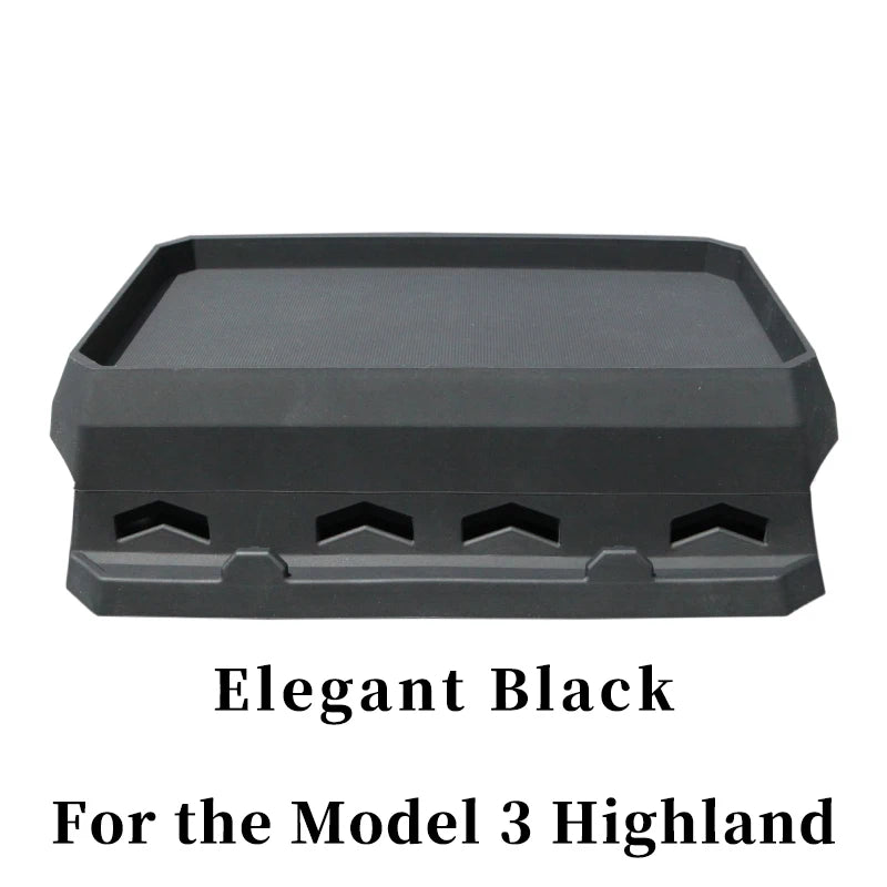 Storage Box For Tesla Model 3 Highland 2024 Multifunctional Silicone Dashboard Storage ETC Tray Instrument Panel Tissue