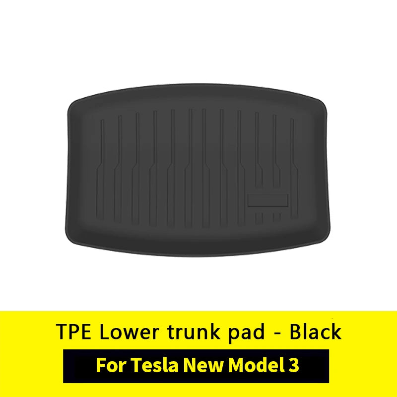 For tesla model 3 2024 foot mat and front rear trunk mat