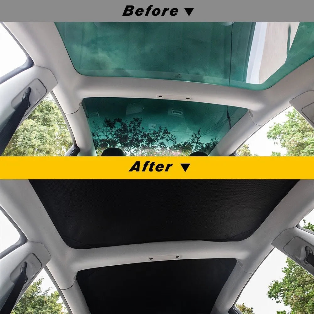 Model3 2023 Sunshade Car Sun Visor Rear Front Sun Shade For Tesla Model 3 2022 Accessories Roof Skylight Shades Protector