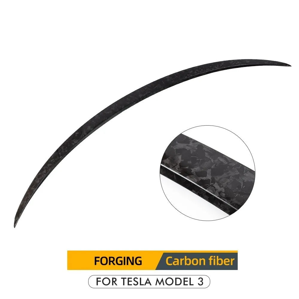 Xyzplus New Car Trunk Wing Spoiler For Tesla Model Y 2023 Accessories Spoiler Real Carbon Fiber Accessory Model 3 2022