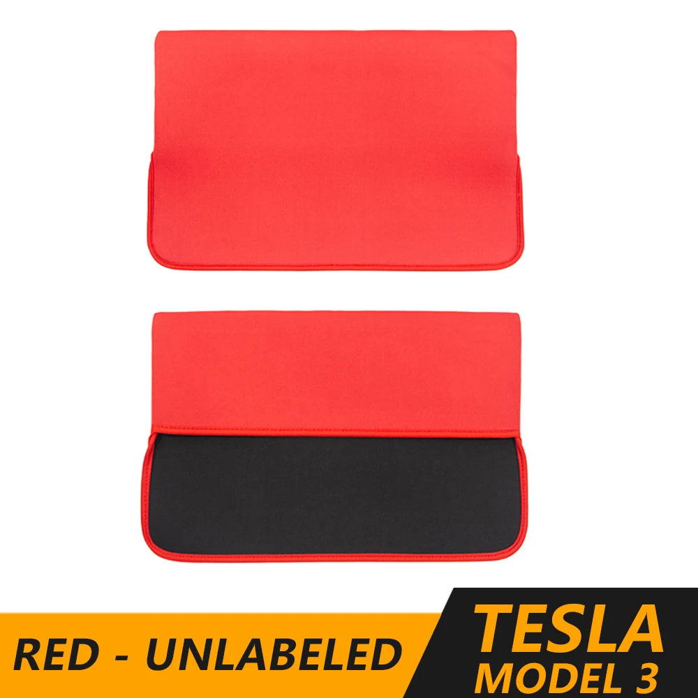 Screen Protector Cover Model3/ModelY LOGO For Tesla Model 3 Y Black/Red/White Car Swivel Bracket Guard Auto Accessories 2022