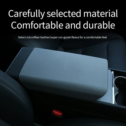 For Tesla Model 3 Highland 2024 Car Central Control Armrest Cover, Model 3+ Armrest Box Protector Interior Decoration