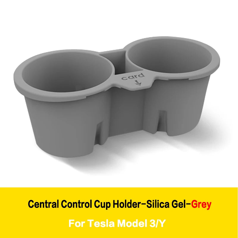 Model3 Car Storage Box Central Control Cup Holder ModelY Parts For Tesla Model 3 Y 2021 2022 Accessories Auto Interior Goods