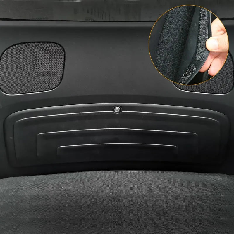 Car Rear Trunk Protective Mat TPE Tailgate Interior Trim Protection Pad Door Guard Strip Replacement for Tesla Model Y 2023-21