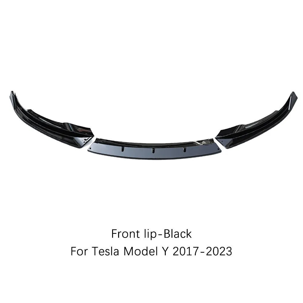 2023 Model Y Car Front Rear Bumper Lip Chin Diffuser Body Kit Spoiler Deflector For Tesla Model 3 2017-2023 Exterior Accessories