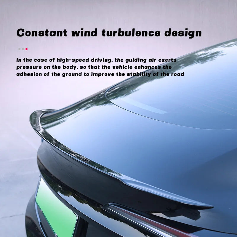 For New Tesla Model 3 Highland 2024 Car ABS Spoiler Carbon Fiber Original High-performance Exterior Model3 Accessories