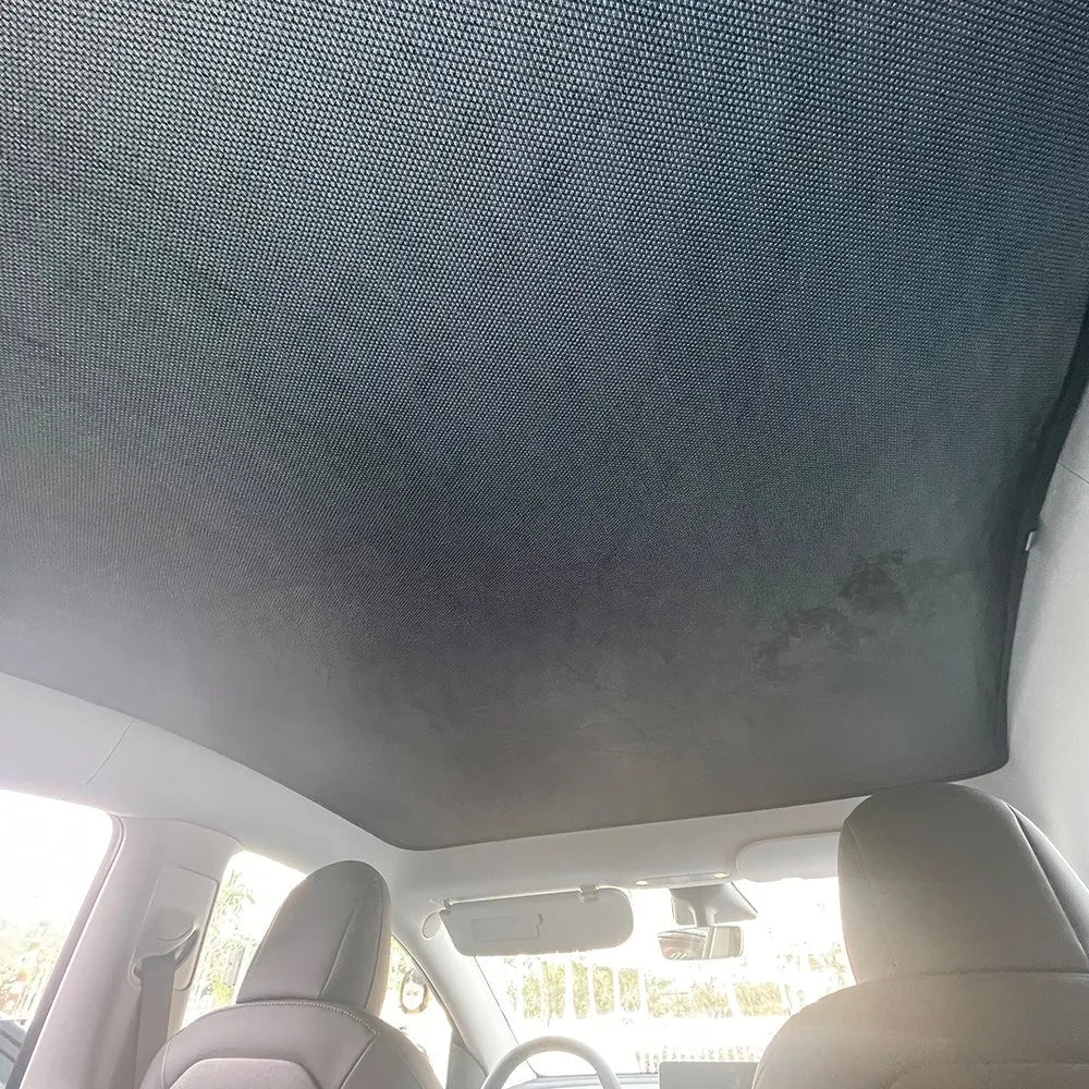Xyzplus New 2023 Sunshade Car Sun Visor For Tesla Model Y 2022 Accessories  Rear Front Sun Shade Roof Skylight Shades Protector