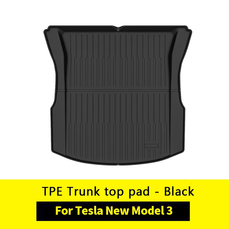 For tesla model 3 2024 foot mat and front rear trunk mat