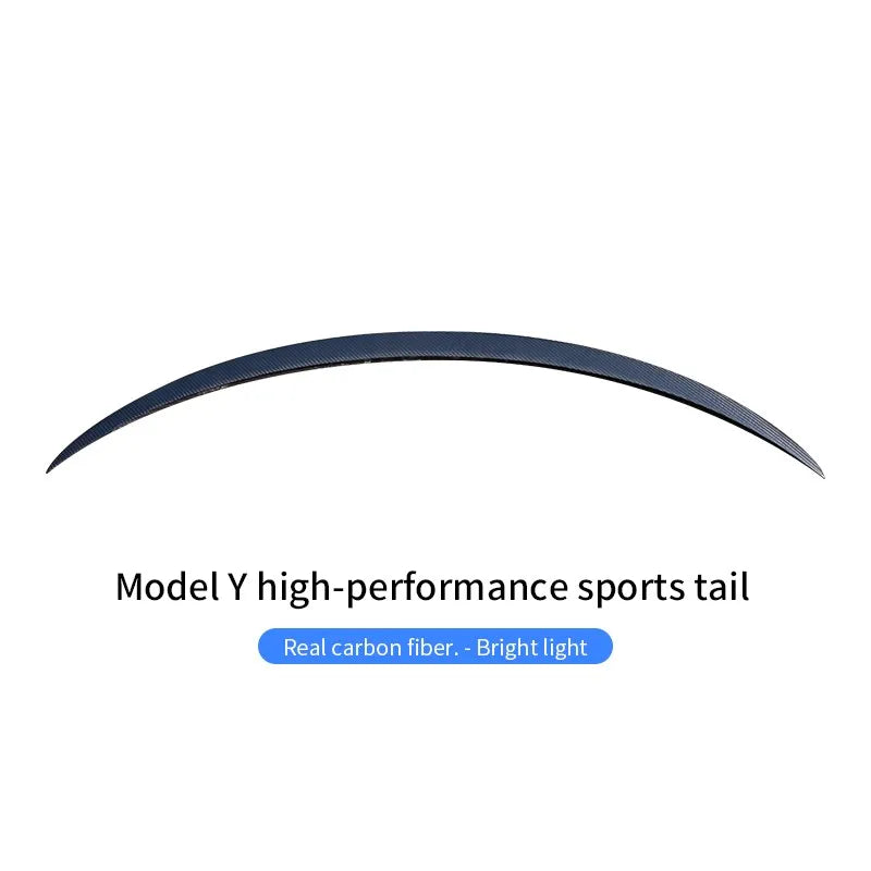 For Tesla New Model Y 2023 Model 3 Trunk Wing Spoiler Rear Trunk Spoiler Tesla Modely Real Carbon Fiber Original Car Accessories