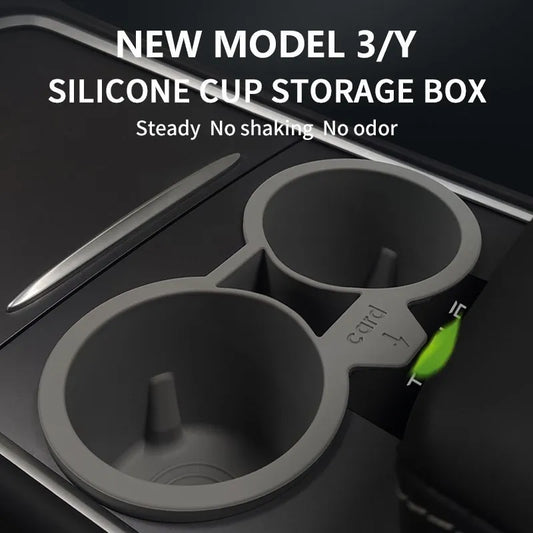 Model3 Car Storage Box Central Control Cup Holder ModelY Parts For Tesla Model 3 Y 2021 2022 Accessories Auto Interior Goods