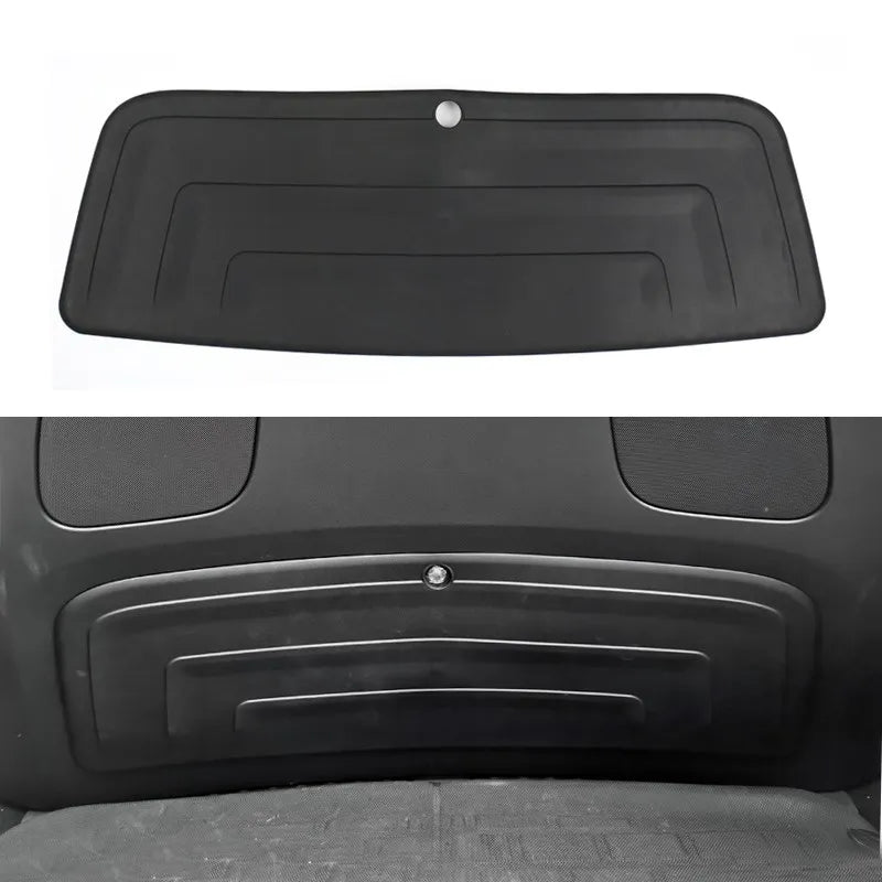 Car Rear Trunk Protective Mat TPE Tailgate Interior Trim Protection Pad Door Guard Strip Replacement for Tesla Model Y 2023-21