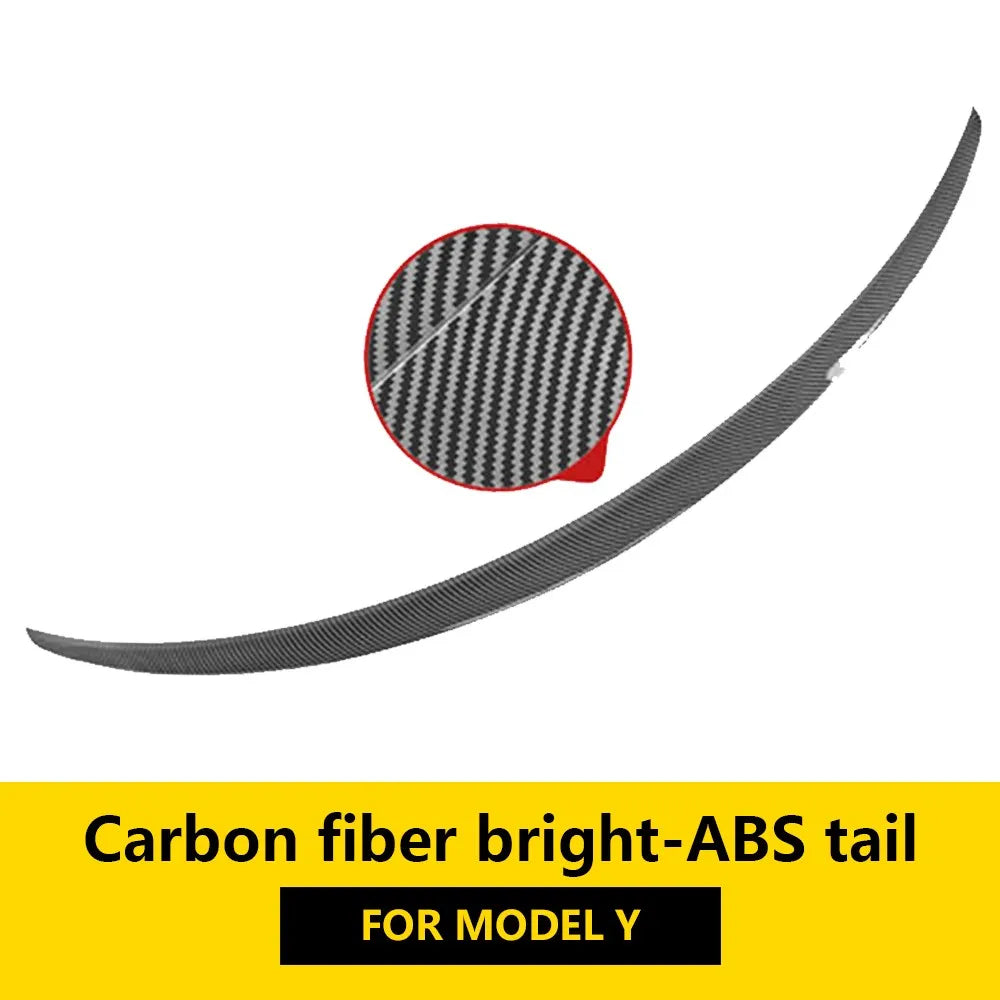 Car ABS Spoiler Carbon Fiber for Tesla Model 3 Y 2023 Original High-performance Exterior Modification Model3 2022 Accessories