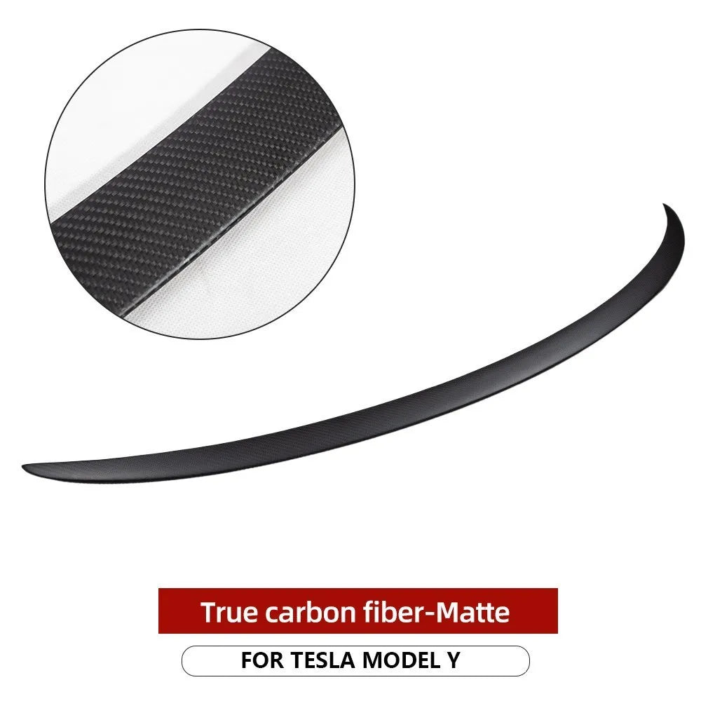 Xyzplus New Car Trunk Wing Spoiler For Tesla Model Y 2023 Accessories Spoiler Real Carbon Fiber Accessory Model 3 2022