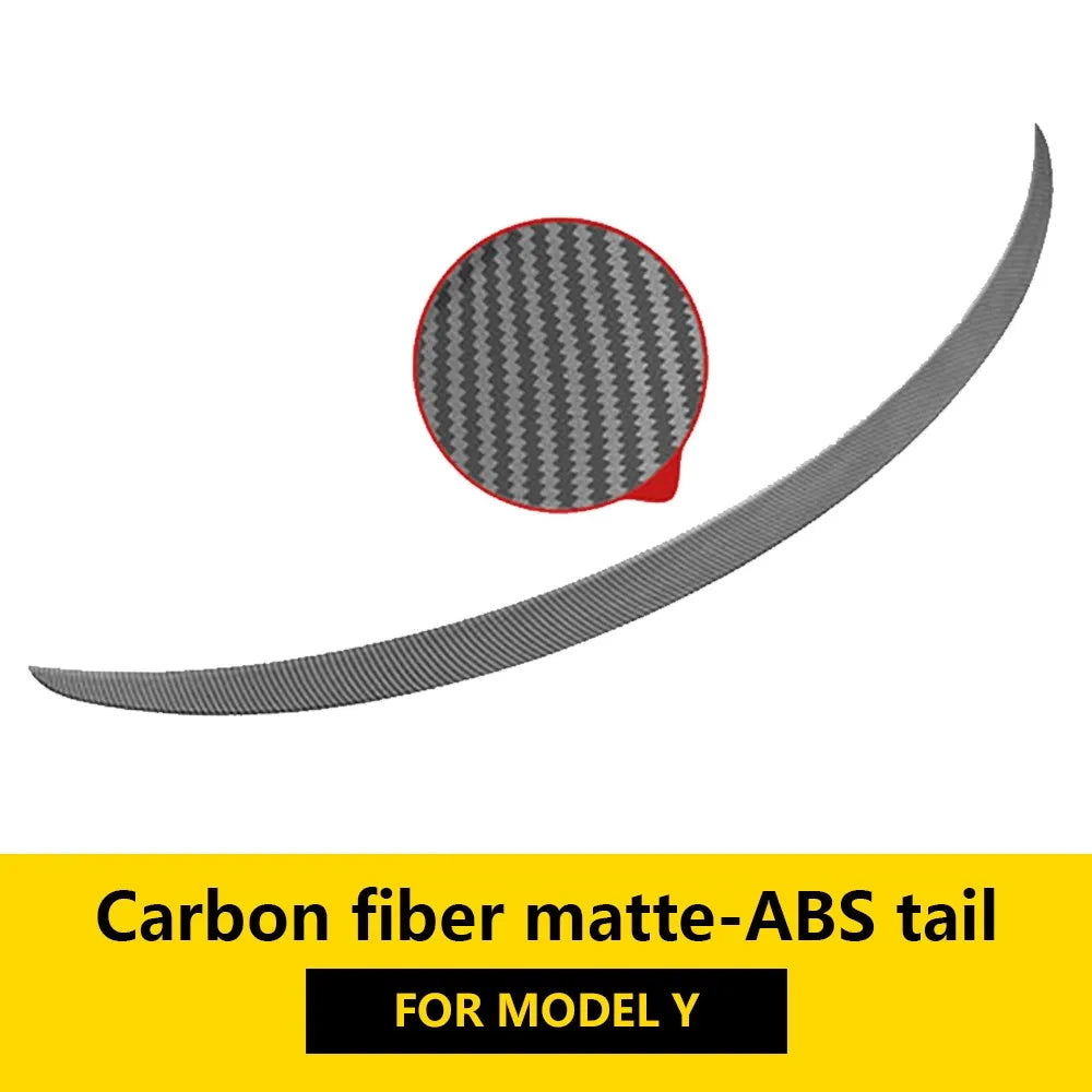 Car ABS Spoiler Carbon Fiber for Tesla Model 3 Y 2023 Original High-performance Exterior Modification Model3 2022 Accessories