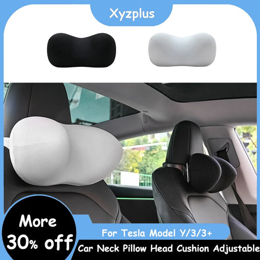 For Tesla Model 3 Y 2024 Neck Pillow Headrest Pillow Automobile Seat Neck Rest Auto Seat Head Support Pillow Model Y Accessories