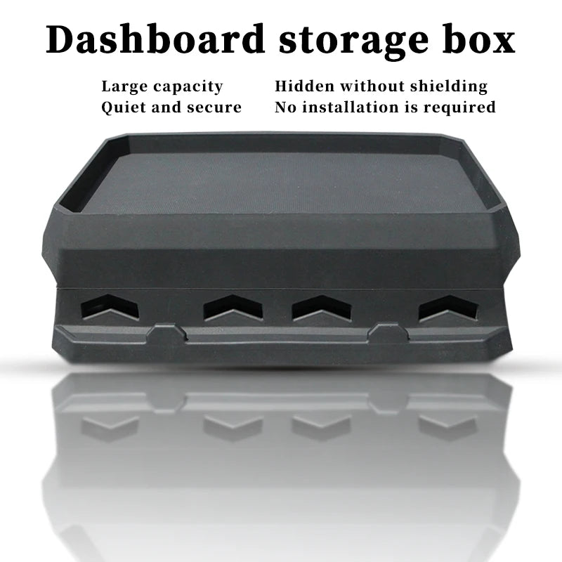 Storage Box For Tesla Model 3 Highland 2024 Multifunctional Silicone Dashboard Storage ETC Tray Instrument Panel Tissue