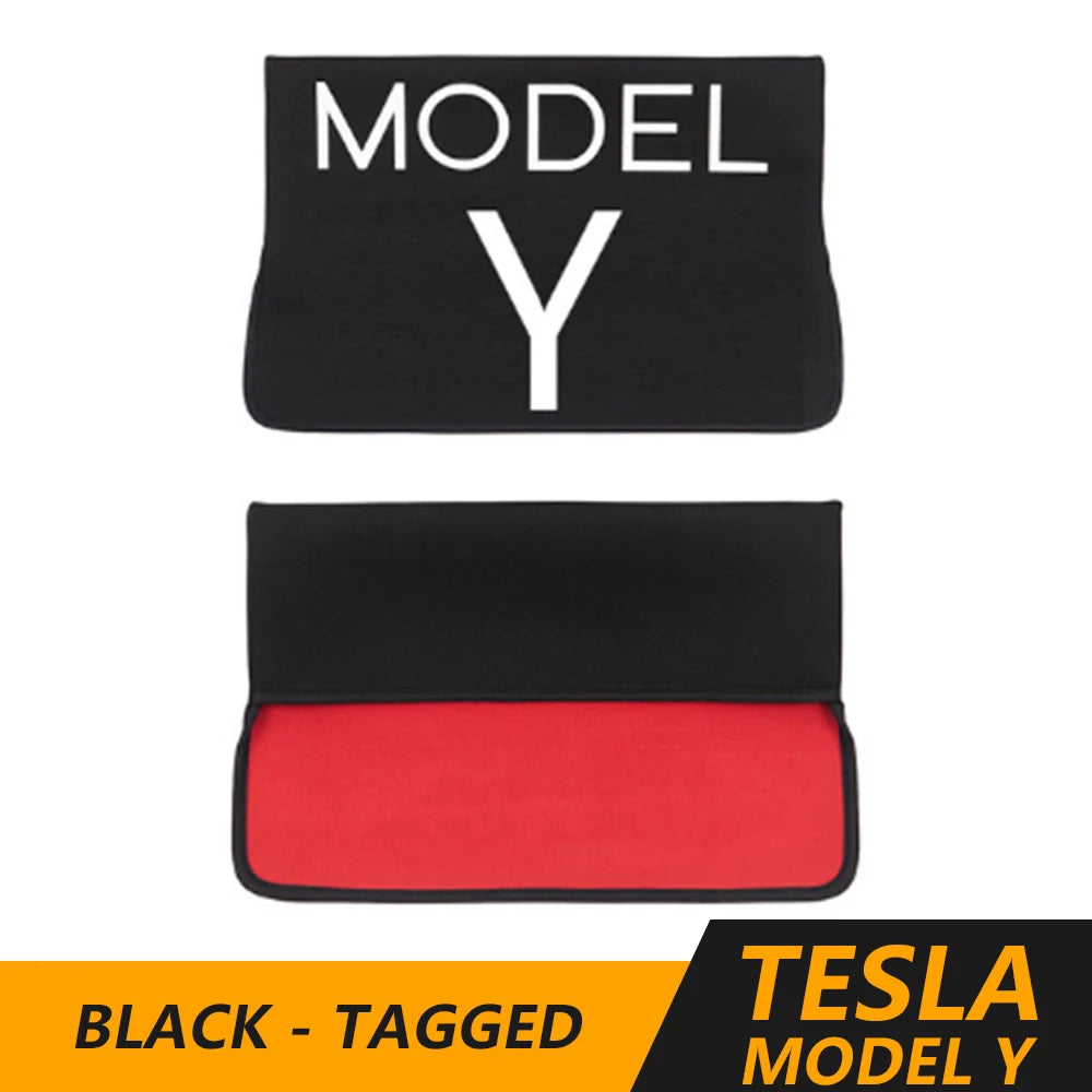 Screen Protector Cover Model3/ModelY LOGO For Tesla Model 3 Y Black/Red/White Car Swivel Bracket Guard Auto Accessories 2022