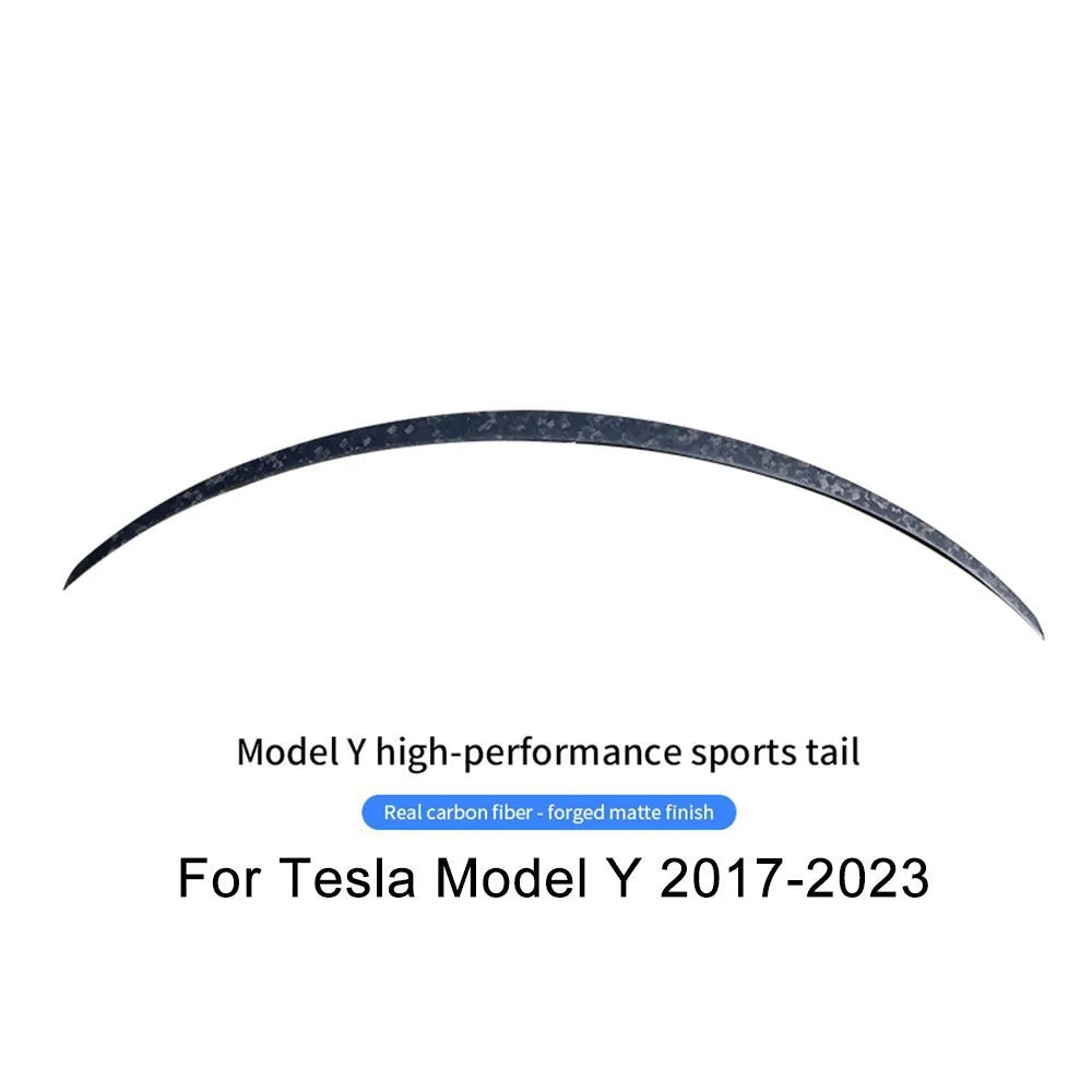 For Tesla Mode 3 Y 2017-2023 Car Trunk Wing Spoiler Real Carbon Fiber Original Car Tail Spoiler Accessories