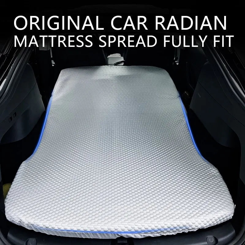 Camping Mattress for Tesla Model Y/3 Memory Foam Mattress Storage Bag & Sheet Provided Portable In Car Sleeping