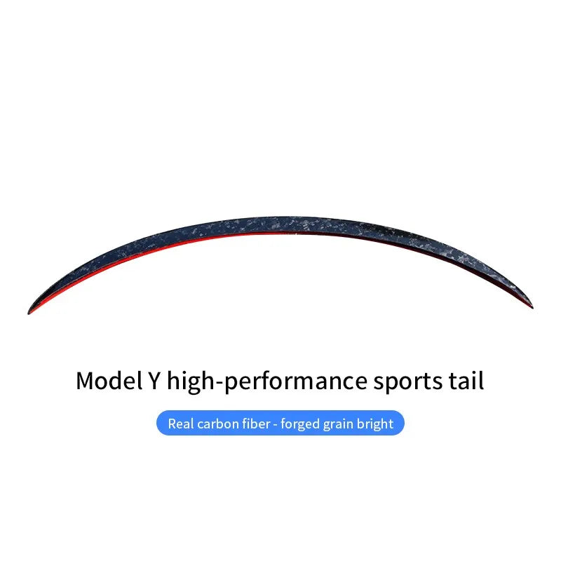 For Tesla New Model Y 2023 Model 3 Trunk Wing Spoiler Rear Trunk Spoiler Tesla Modely Real Carbon Fiber Original Car Accessories