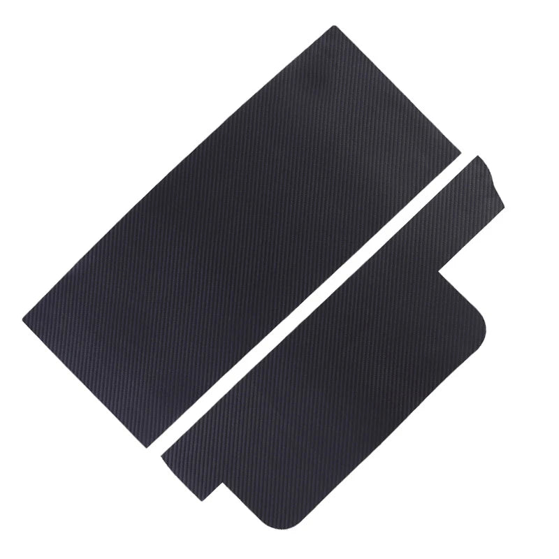 For Tesla Model 3 Carbon Fiber Pattern Tesla Glovebox Anti Kick Pads Protection Side Edge Film Protector Stickers model3 2023