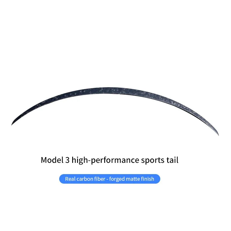 For Tesla New Model Y 2023 Model 3 Trunk Wing Spoiler Rear Trunk Spoiler Tesla Modely Real Carbon Fiber Original Car Accessories