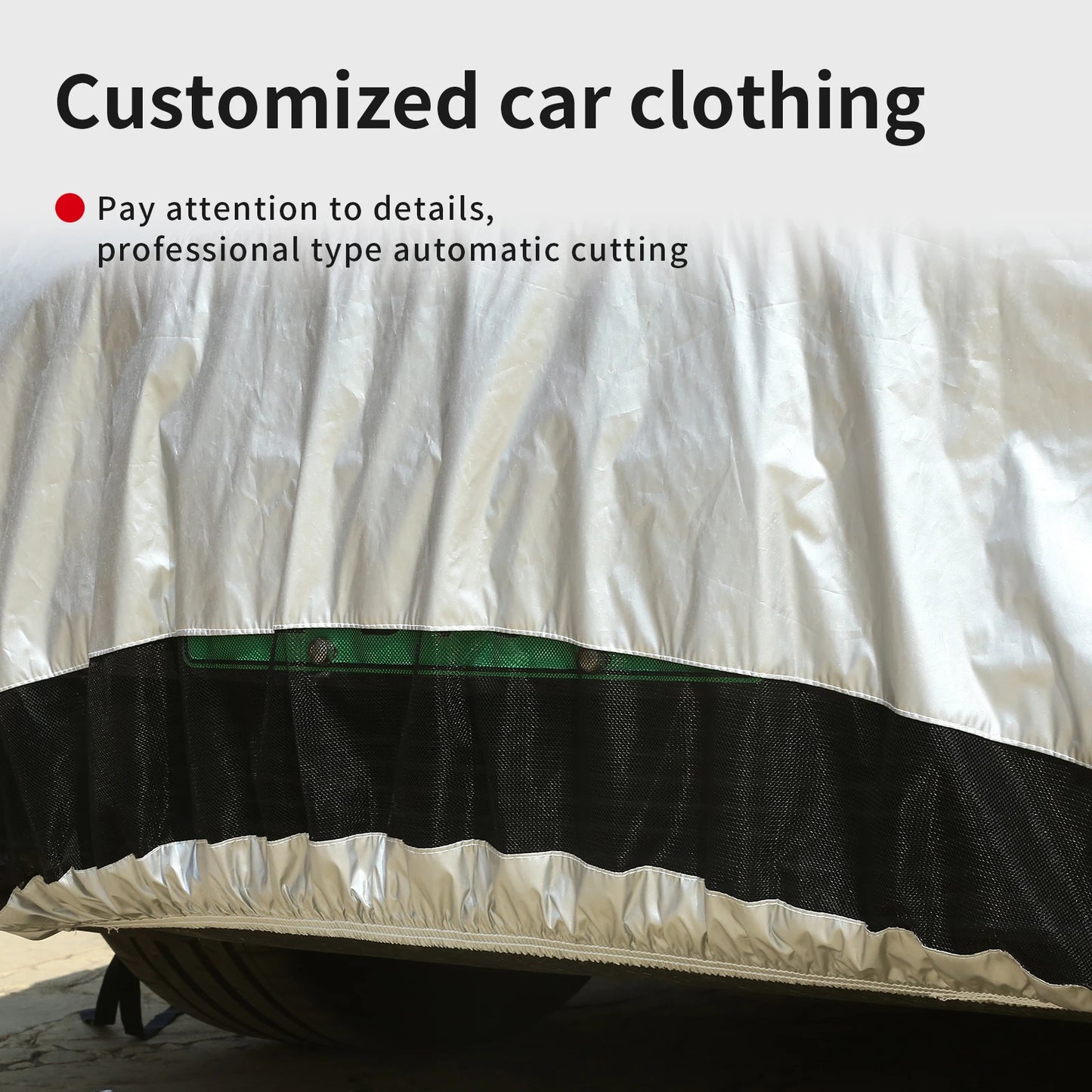 For Tesla Modle 3 Model Y Full Car Covers Outdoor Uv Sun Protection Dust Rain Snow Protective Car Cover Auto Black Cover