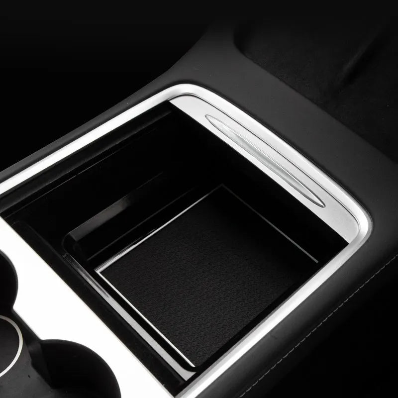 For Tesla Model 3 Y 2021 2022 Center Storage Box Center Console Organizer Box Central Armrest Storage Case Interior Accessories